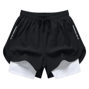 Short Deportivo Hombre Gym Poliester Calza Y Bolsillo